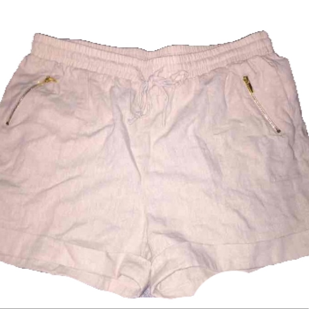 Bebe Lindsay Linen Shorts